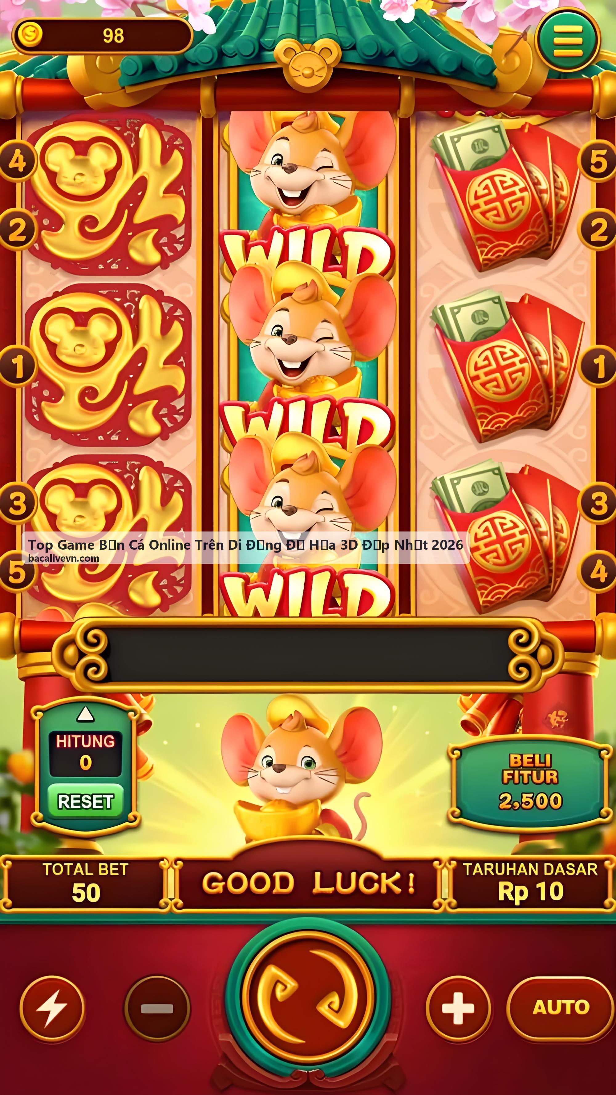 Bão Cá Vàng - Game Bắn Cá Online 3D 2026